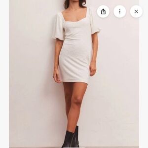 NWOT Z Supple Belle Knit Eyelet Dress